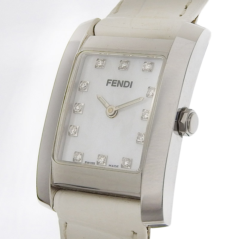 http://フェンディ%20FENDI%207000L%20クォーツ%20腕時計%20レディース%20SS%20革%2012PD%20スクエア%20シェル文字盤%207000L%20中古%20OW0394