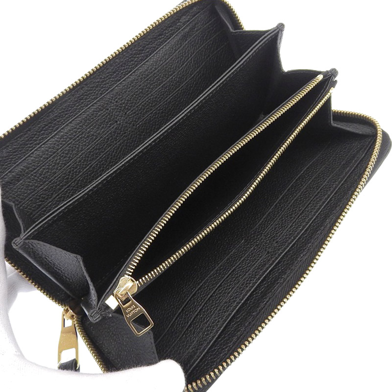 http://ルイヴィトン%20LOUIS%20VUITTON%20モノグラム・アンプラント%20ジッピー・ウォレット%20ラウンドジップ%20長財布%20ノワール%20M61864%20中古%20LV1337