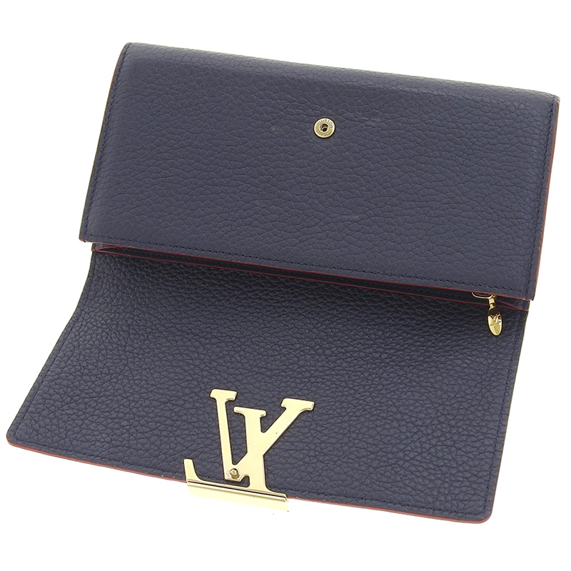 http://ルイヴィトン%20LOUIS%20VUITTON%20ポルトフォイユ・カプシーヌ%20長財布%20トリヨン%20マリーヌルージュ%20M63739%20中古%20LV1357