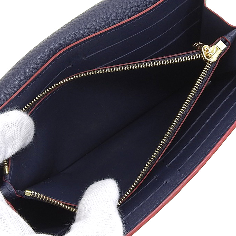 http://ルイヴィトン%20LOUIS%20VUITTON%20ポルトフォイユ・カプシーヌ%20長財布%20トリヨン%20マリーヌルージュ%20M63739%20中古%20LV1357
