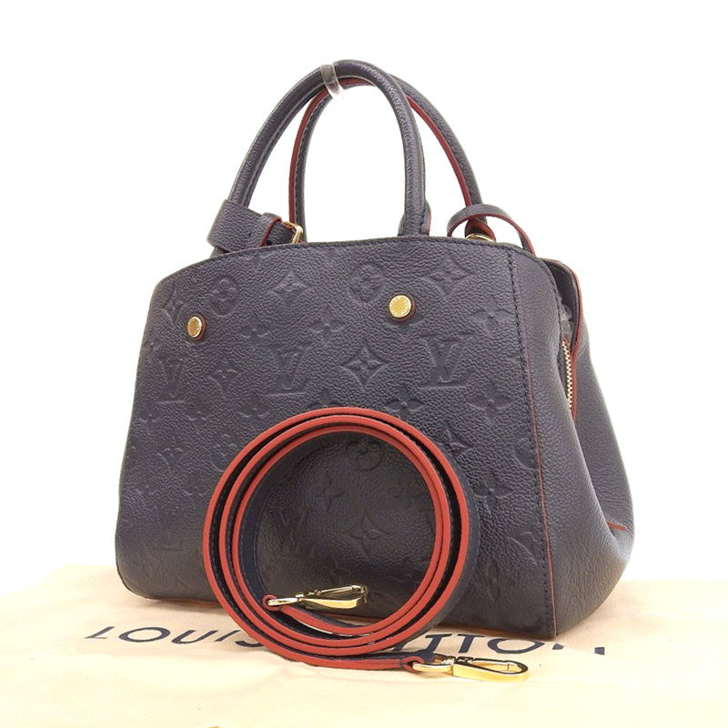 http://ルイヴィトン%20LOUIS%20VUITTON%20モノグラム%20アンプラント%20モンテーニュBB%202WAYバッグ%20マリーヌルージュ%20M42747%20中古%20LV1361