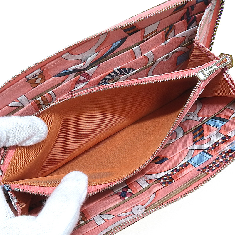 http://エルメス%20HERMES%20アザップロングシルクイン%20長財布%20ヴォーエプソン%20ローズアザレ%20D刻印%202019年%20中古%20HE0840