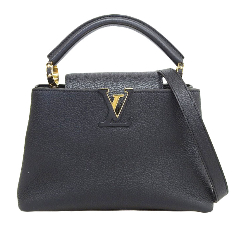 ルイヴィトン LOUIS VUITTON カプシーヌBB 2WAYバッグ ハンドバッグ ショルダーバッグ トリヨン ノワール M94755 中古 LV1438