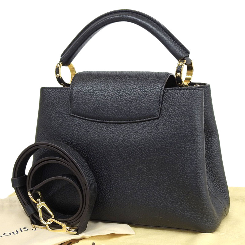 http://ルイヴィトン%20LOUIS%20VUITTON%20カプシーヌBB%202WAYバッグ%20ハンドバッグ%20ショルダーバッグ%20トリヨン%20ノワール%20M94755%20中古%20LV1438