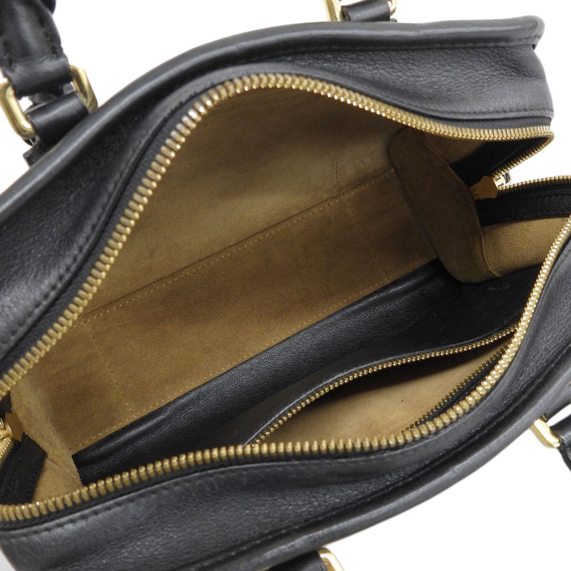 http://ロエベ%20LOEWE%20アマソナ23%202WAYバッグ%20ハンドバッグ%20ショルダーバッグ%20レザー%20ブラック%20中古%20OB1570
