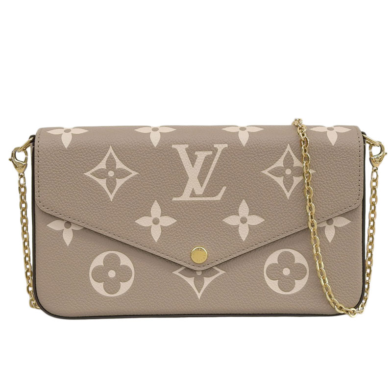 ルイヴィトン モノグラム・アンプラント ポシェット・フェリシー ショルダーバッグ トゥルトレールクレーム M82610 中古 LV1440