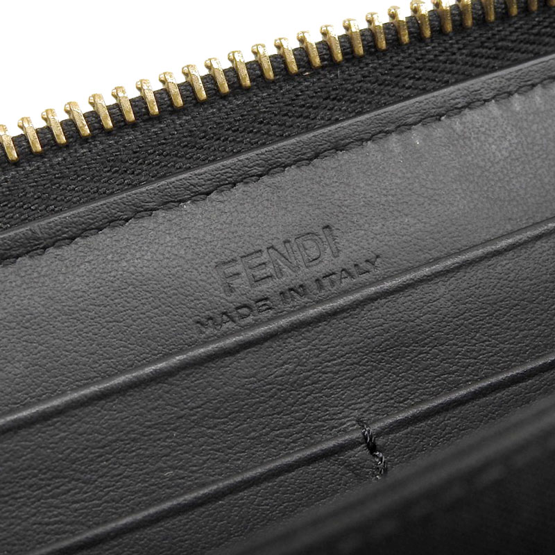 http://フェンディ%20FENDI%20モンスター%20長財布%20ラウンドファスナー%20レザー%20ブラック%207M0210%20中古%20OBB0519