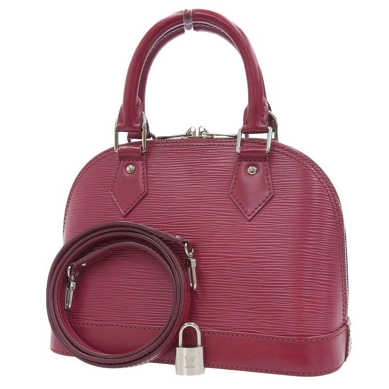 http://ルイヴィトン%20LOUIS%20VUITTON%20エピ%20アルマBB%202WAYバッグ%20ハンドバッグ%20ショルダーバッグ%20フューシャ%20M40851%20中古%20LV1494