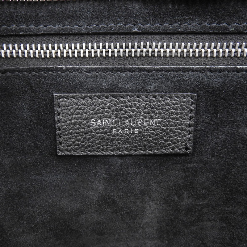 http://サンローラン%20SAINT%20LAURENT%20カバリブゴージュ%202WAYバッグ%20ハンドバッグ%20ショルダーバッグ%20レザー%20ブラック%20PMR620667%20中古%20OB1661
