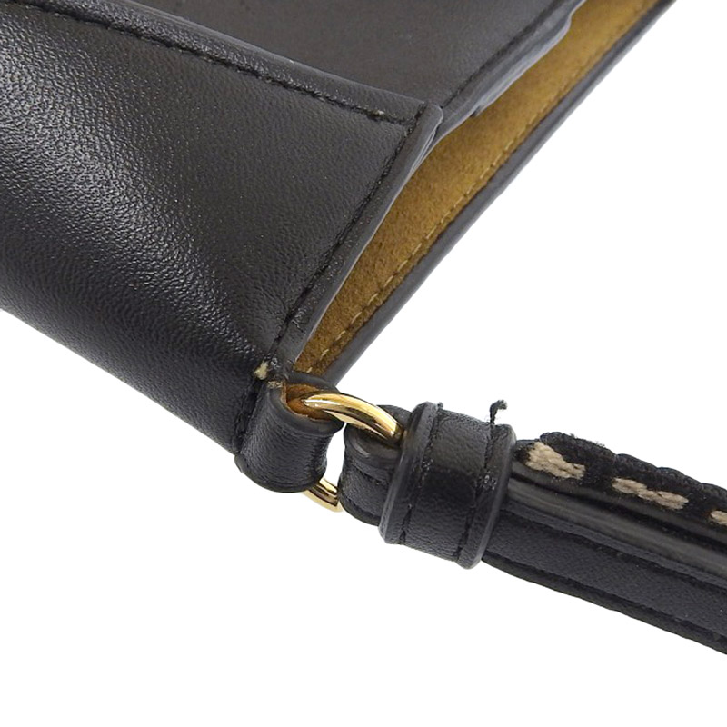 http://ステラマッカートニー%20STELLA%20MCCARTNEY%20ショルダーバッグ%20ミニショルダー%20フェイクレザー%20ブラック%20中古%20OB1662
