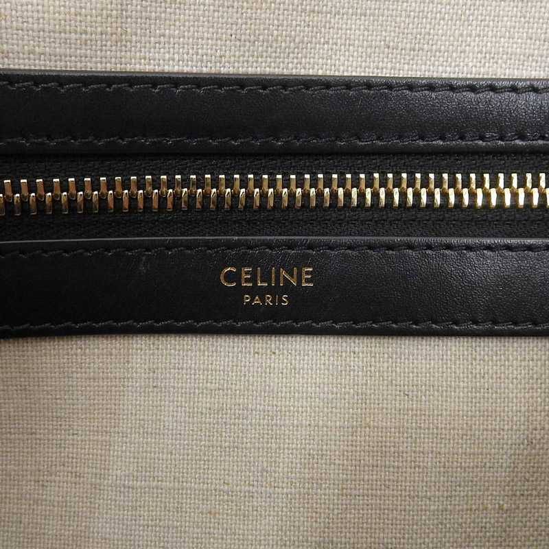 http://セリーヌ%20CELINE%20トリオンフ%20ホリゾンタルカバ%20ハンドバッグ%20キャンバス/レザー%20ベージュ/ブラック%20194342CS8%20中古%20OB1668