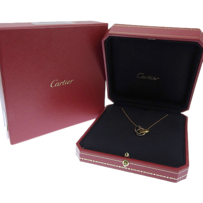 http://カルティエ%20CARTIER%20ベビートリニティ%20ネックレス%20K18%20イエローゴールド%20ホワイトゴールド%20ピンクゴールド%20中古%20CA0456