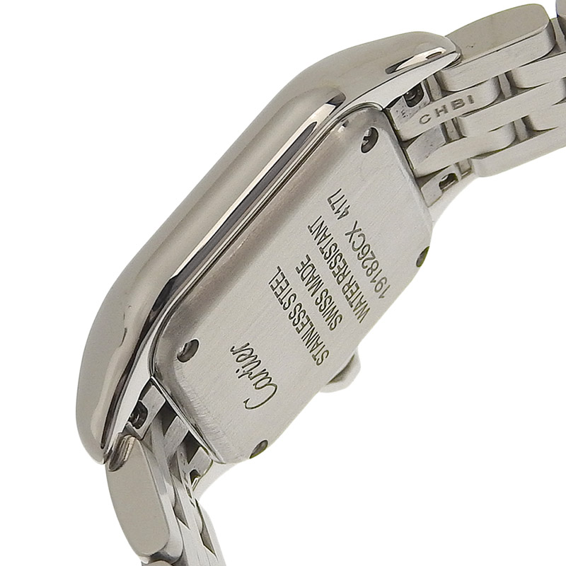 http://カルティエ%20CARTIER%20パンテールドゥカルティエSM%20レディース%20クォーツ%20時計%20SS%20ベゼルダイヤ%20ネイビー文字盤%20W4PN0013%20美品%20CA0458