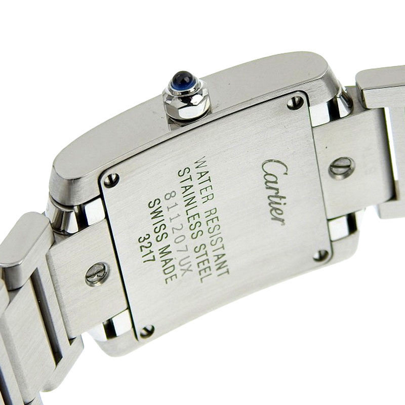 http://カルティエ%20CARTIER%20タンクフランセーズSM%20レディース%20クォーツ%20腕時計%20SS%20ホワイト文字盤%20W51008Q3%20中古%20CA0459