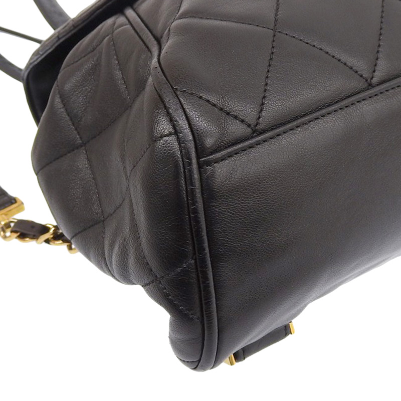 http://シャネル%20CHANEL%20マトラッセ%20リュックサック%20バックパック%20ラムスキン%20ブラック%203番台%20中古%20CH0904