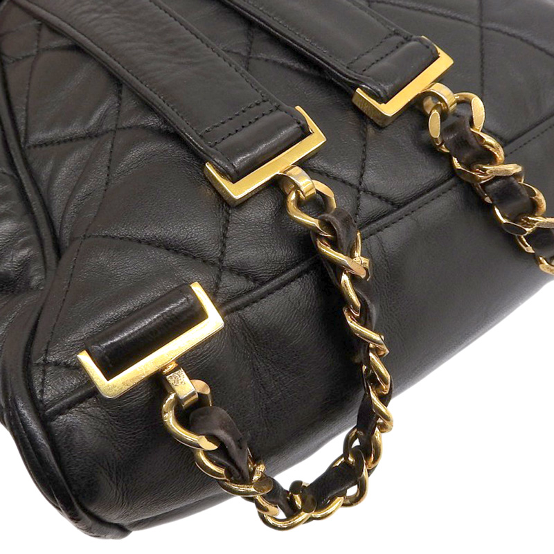 http://シャネル%20CHANEL%20マトラッセ%20リュックサック%20バックパック%20ラムスキン%20ブラック%203番台%20中古%20CH0904