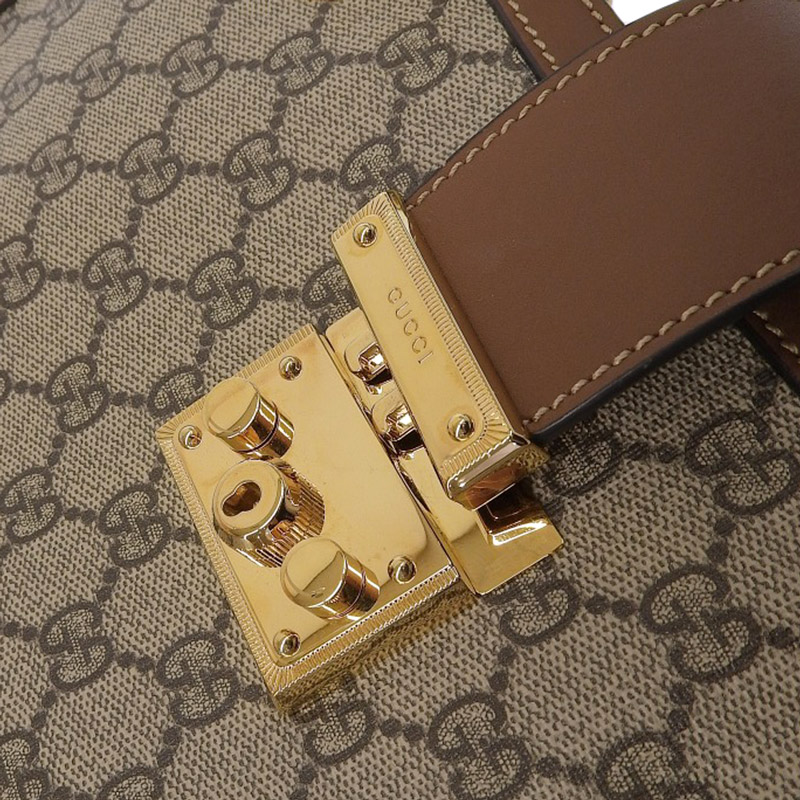 http://グッチ%20GUCCI%20GGスプリーム%20GGミディアム%20ショルダーバッグ%20レザー%20ベージュ%20ブラウン%20479197%20中古%20GU0555