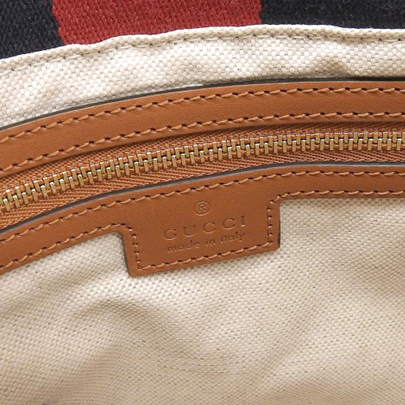 http://グッチ%20GUCCI%20ウェブストライプ%20インターロッキングG%202WAY%20ミニトートバッグ%20キャンバス/レザー%20アイボリー%20727735%20中古%20GU0558