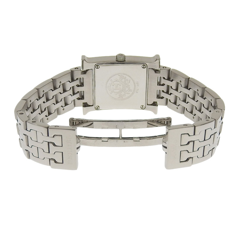 http://エルメス%20HERMES%20Hウォッチ%20レディース%20クォーツ%20腕時計%20SS%20ホワイト文字盤%20HH1.210%20中古%20HE0911