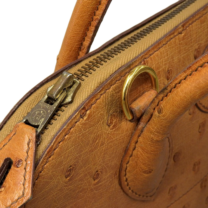 http://エルメス%20HERMES%20ボリード31%202WAYバッグ%20ハンドバッグ%20ショルダーバッグ%20オーストリッチ%20ブラウン%20〇X刻印%201994年%20中古%20HE0908