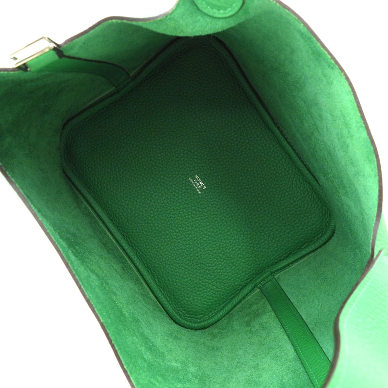 http://エルメス%20HERMES%20ピコタンロックMM%20ハンドバッグ%20トリヨンクレマンス%20バンブー%20□R刻印%202014年%20美品%20HE0909