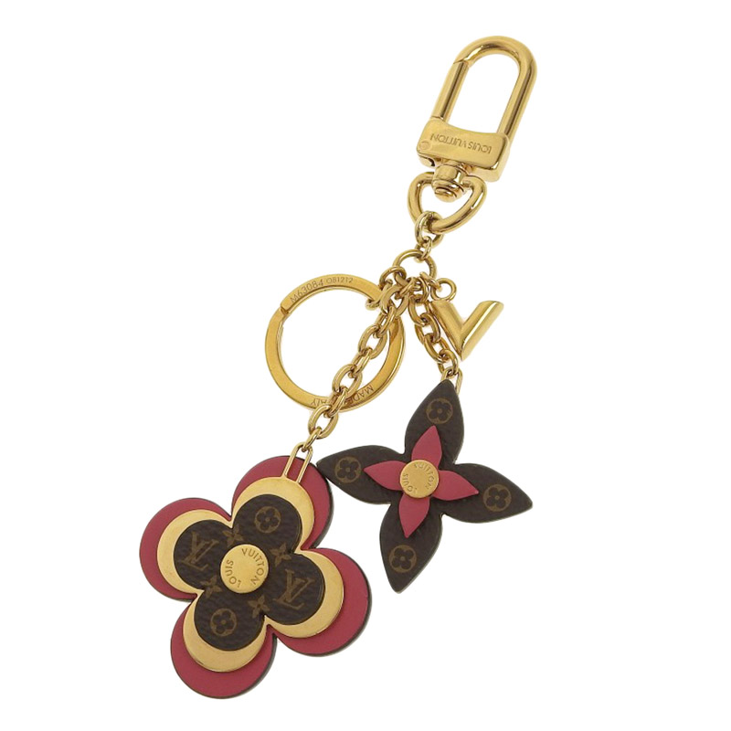 ルイヴィトン LOUIS VUITTON キーホルダー・ブルーミング・フラワー バッグチャーム M63084 中古 LV1505