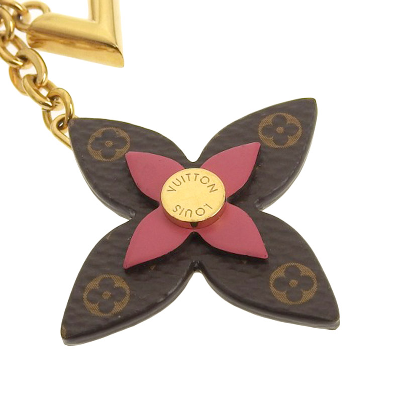 http://ルイヴィトン%20LOUIS%20VUITTON%20キーホルダー・ブルーミング・フラワー%20バッグチャーム%20M63084%20中古%20LV1505