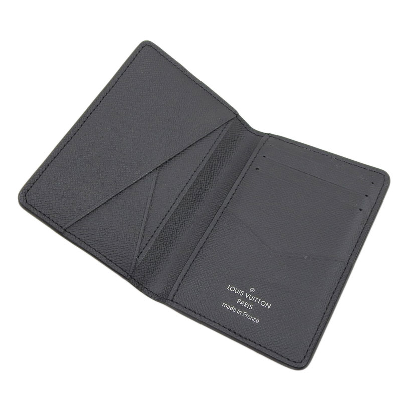 http://ルイヴィトン%20LOUIS%20VUITTON%20タイガ%20オーガナイザー・ドゥ%20ポッシュ%20カードケース%20名刺入れ%20ブラック%20M30537%20中古%20LV1515