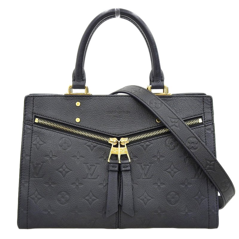 ルイヴィトン LOUIS VUITTON モノグラム・アンプラント スリーPM 2WAYバッグ ハンドバッグ ネイビー/ノワール M54196 中古 LV1516