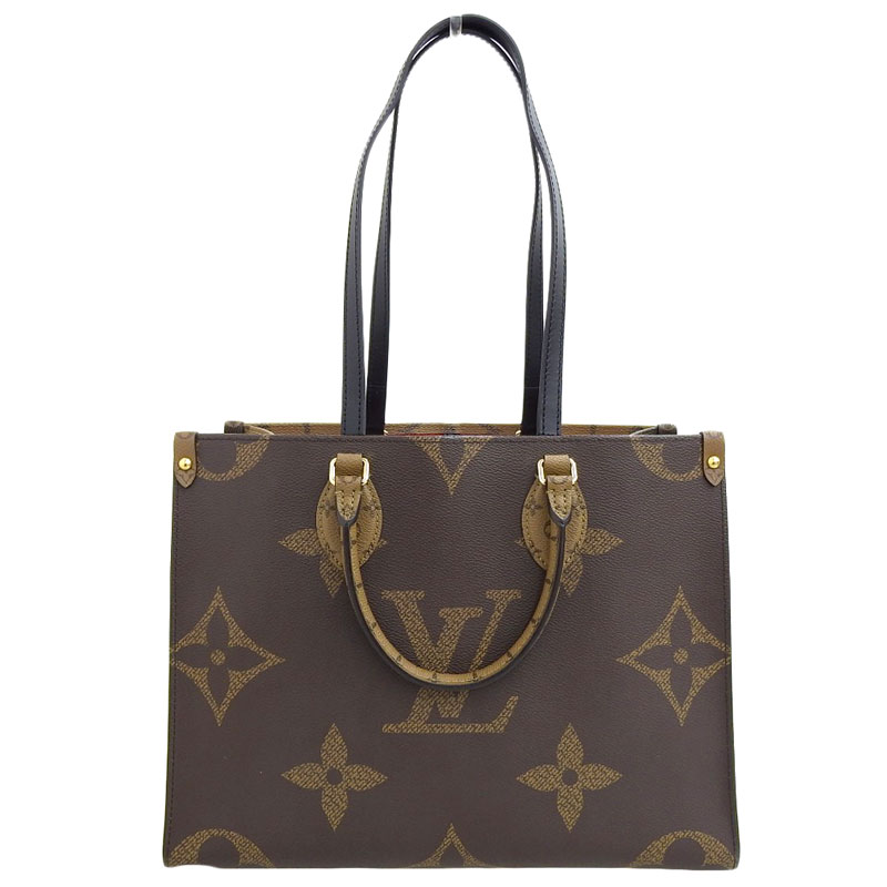 ルイヴィトン LOUIS VUITTON ジャイアント・モノグラム オンザゴーMM 2WAY トートバッグ ショルダーバッグ M45321 中古 LV1522