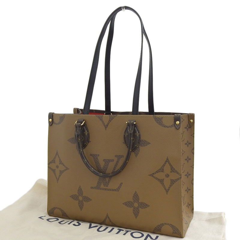 http://ルイヴィトン%20LOUIS%20VUITTON%20ジャイアント・モノグラム%20オンザゴーMM%202WAY%20トートバッグ%20ショルダーバッグ%20M45321%20中古%20LV1522