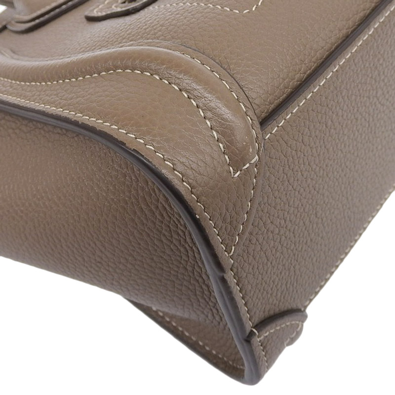http://セリーヌ%20CELINE%20ラゲージ%20ナノショッパー%202WAYバッグ%20ハンドバッグ%20ショルダーバッグ%20レザー%20スリ%20中古%20OB1696