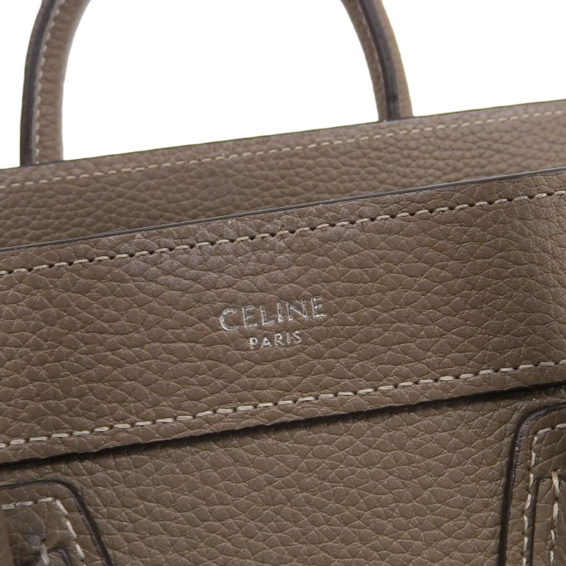 http://セリーヌ%20CELINE%20ラゲージ%20ナノショッパー%202WAYバッグ%20ハンドバッグ%20ショルダーバッグ%20レザー%20スリ%20中古%20OB1696