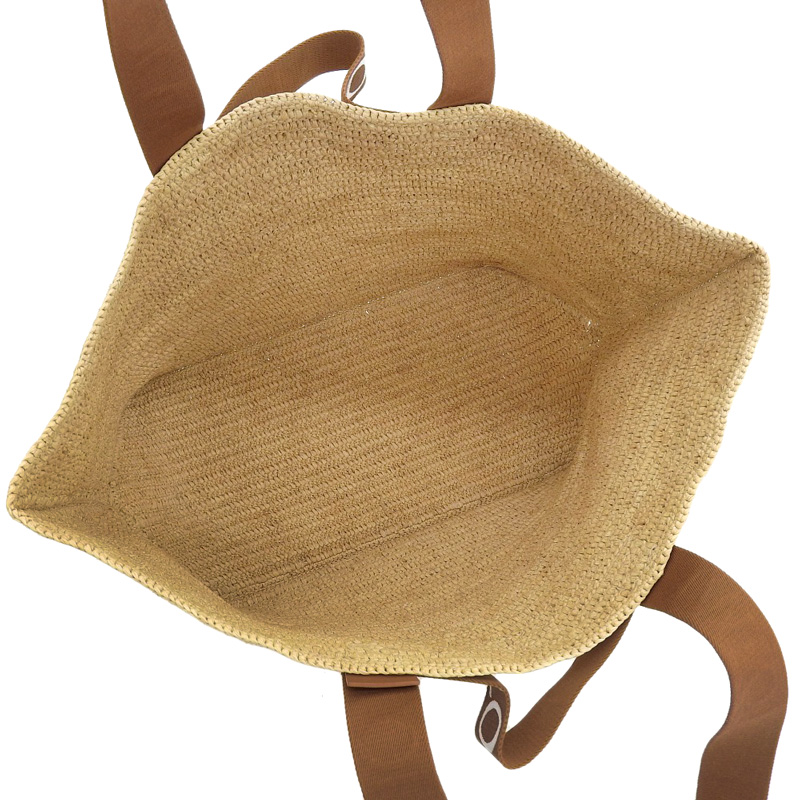 http://ロエベ%20LOEWE%20フォールドショッパー%20ショルダー%20トートバッグ%20ラフィア/キャンバス%20ナチュラル/タン%20LEB507X23X04%20中古%20OB1701