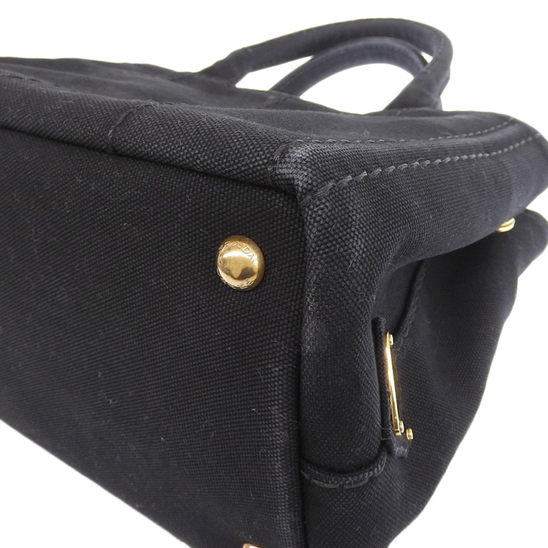 http://プラダ%20PRADA%20カナパ%202WAYバッグ%20トートバッグ%20ハンドバッグ%20ショルダーバッグ%20キャンバス%20ブラック%201BG439%20中古%20OB1704