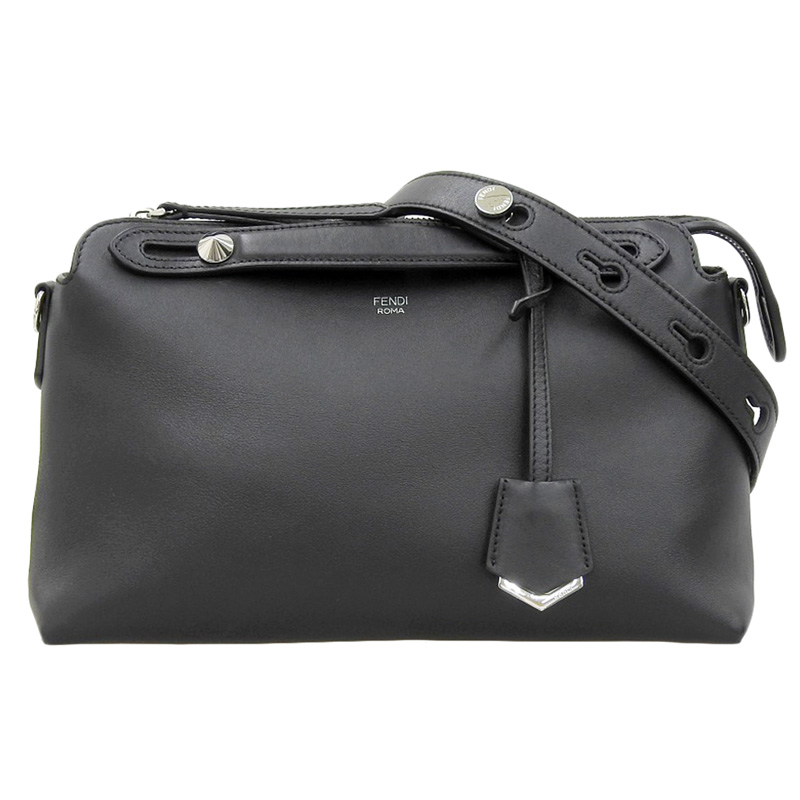 フェンディ FENDI バイザウェイ 2WAYバッグ ハンドバッグ ショルダーバッグ レザー ブラック 8BL146 中古 OB1714