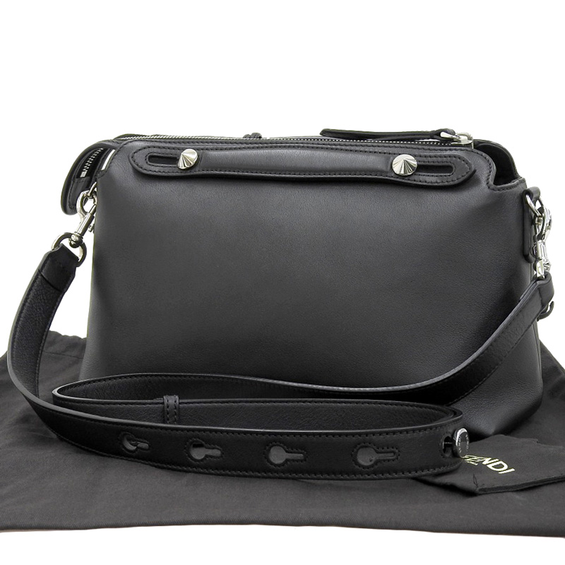 http://フェンディ%20FENDI%20バイザウェイ%202WAYバッグ%20ハンドバッグ%20ショルダーバッグ%20レザー%20ブラック%208BL146%20中古%20OB1714