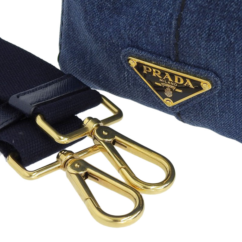 http://プラダ%20PRADA%20カナパ%202WAYバッグ%20トートバッグ%20ショルダーバッグ%20デニム%20ブルー%201BG439%20中古%20OB1720