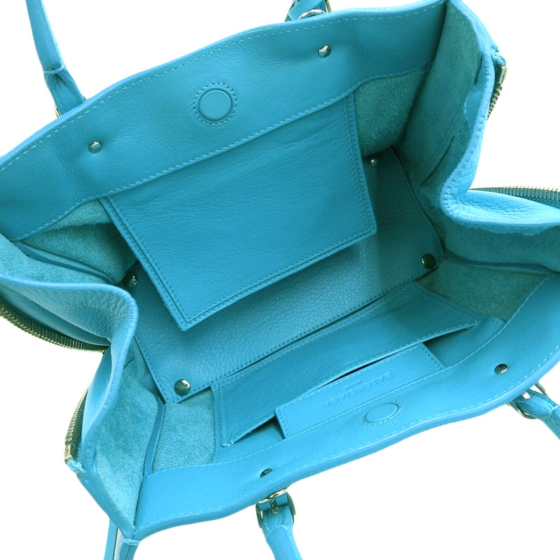 http://バレンシアガ%20BALENCIAGA%20ペーパーミニ%202WAYバッグ%20ハンドバッグ%20ショルダーバッグ%20レザー%20ブルー%20357333%20中古%20OB1721