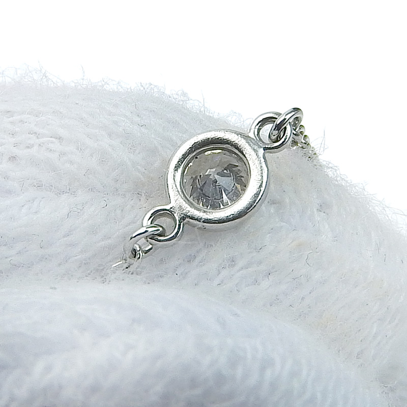 http://ティファニー%20TIFFANY%20&%20Co.%20バイザヤード%20ブレスレット%20Pt950%20プラチナ%20ダイヤモンド%20中古%20TI0135