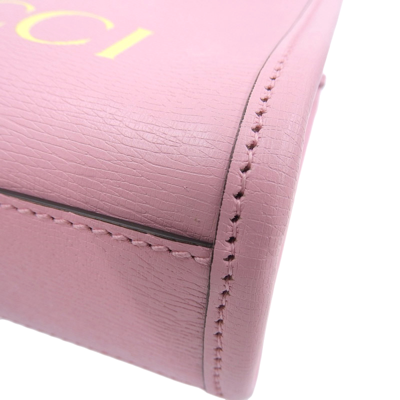 http://グッチ%20GUCCI%202WAYバッグ%20ショルダーバッグ%20ハンドバッグ%20ばなにゃコラボ%20レザー%20ピンク%20671623%20美品%20GU0563