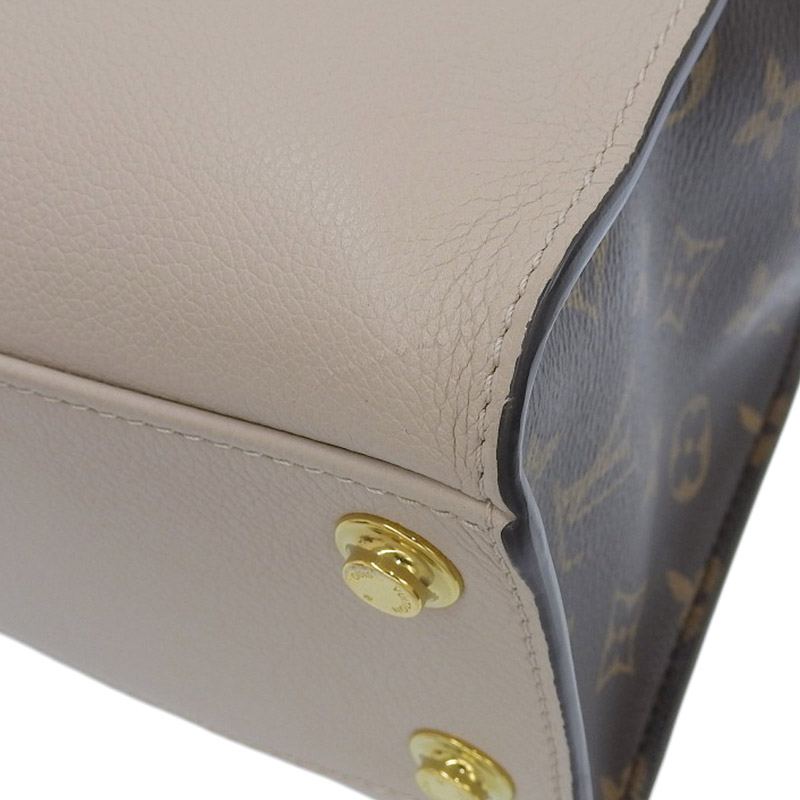 http://ルイヴィトン%20LOUIS%20VUITTON%20オンマイサイドPM%202WAY%20ハンドバッグ%20ショルダー%20レザー%20モノグラム%20グレージュ%20M57729%20中古%20LV1538