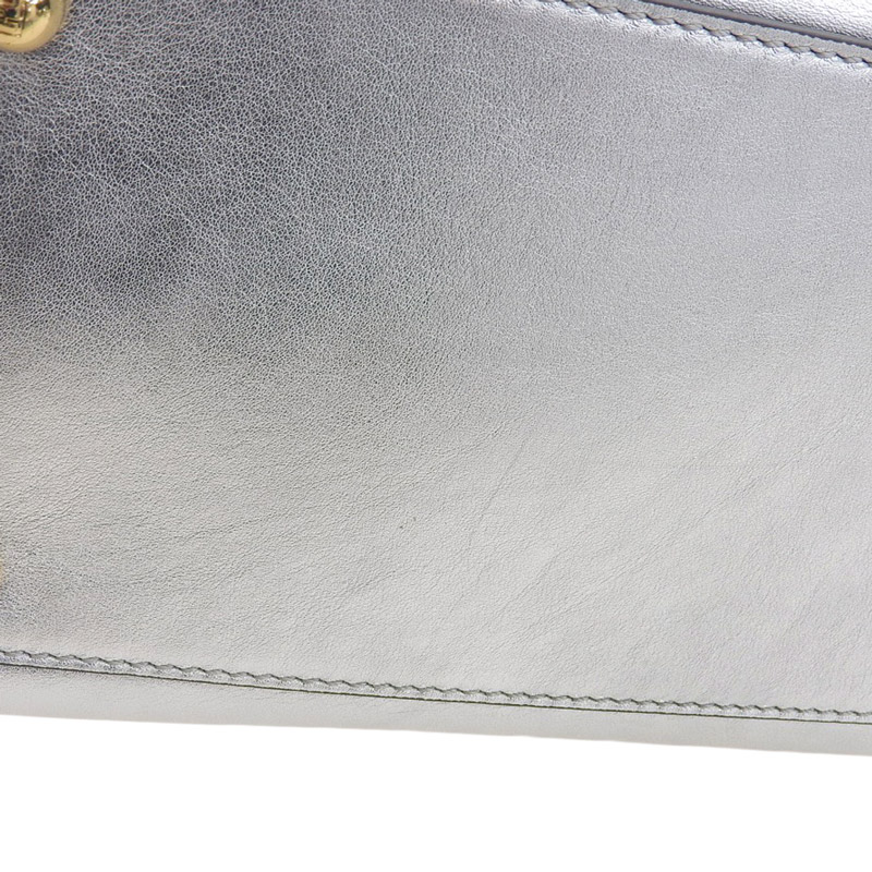 http://フェンディ%20FENDI%20サンシャイン%20ミディアム%202WAYバッグ%20トートバッグ%20ショルダーバッグ%20レザー%20シルバー%208BH386%20中古%20OB1747