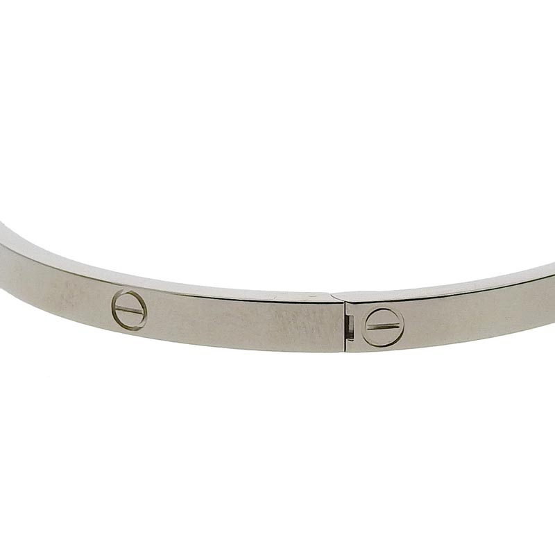 http://カルティエ%20CARTIER%20ラブブレスSM%20ブレスレット%20K18WG%20#19%20中古%20CA0682