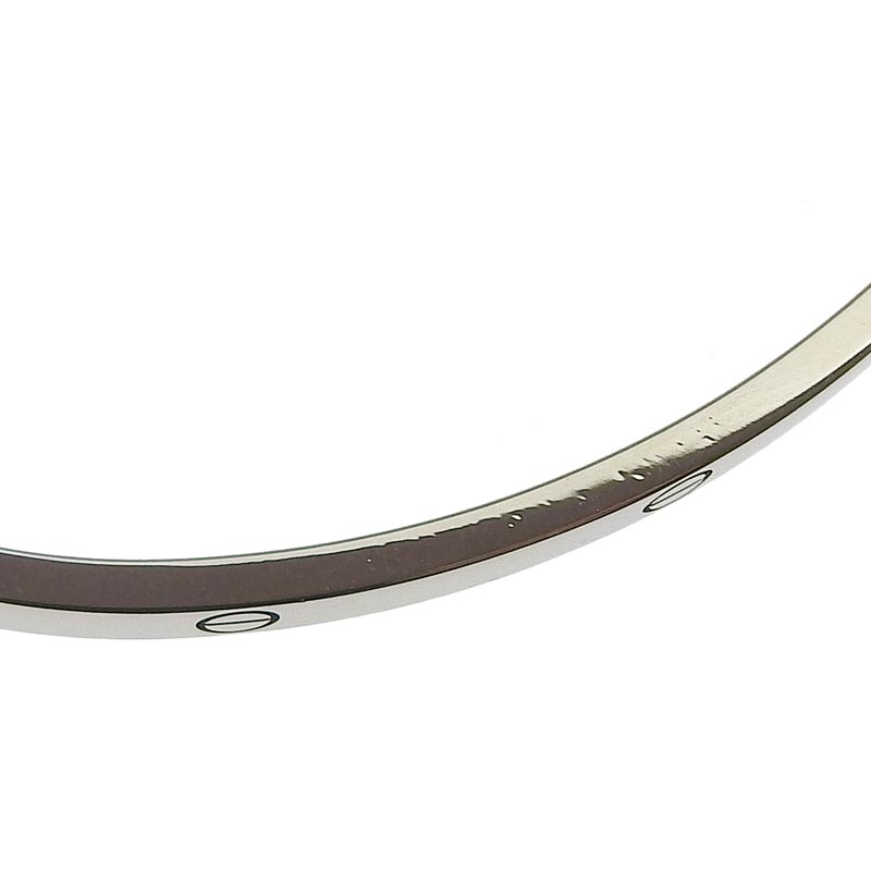 http://カルティエ%20CARTIER%20ラブブレスSM%20ブレスレット%20K18WG%20#19%20中古%20CA0682