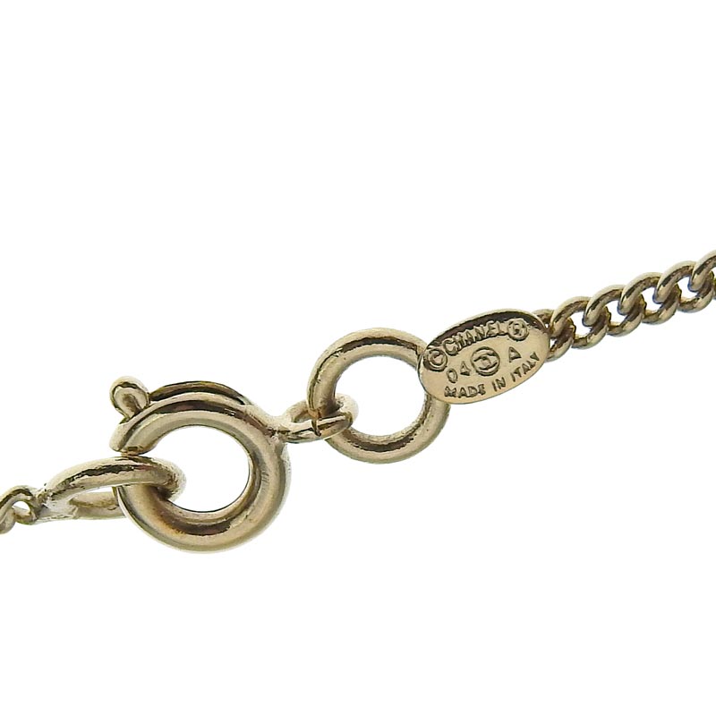 http://シャネル%20CHANEL%20ココマーク%20ネックレス%20ピンク/ゴールド色%2004A%20中古%20CH0909