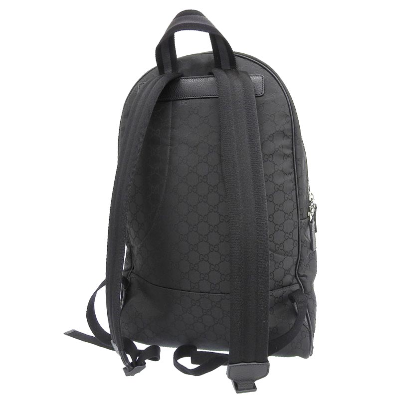 http://グッチ%20GUCCI%20バックパック%20リュックサック%20GGナイロン/レザー%20ブラック%20449181%20中古%20GU0567