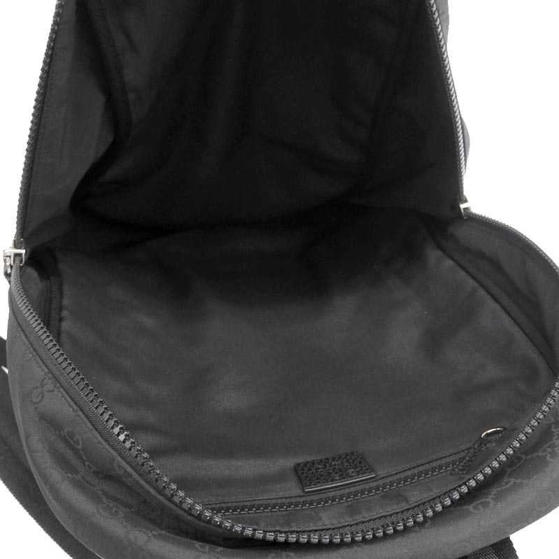 http://グッチ%20GUCCI%20バックパック%20リュックサック%20GGナイロン/レザー%20ブラック%20449181%20中古%20GU0567
