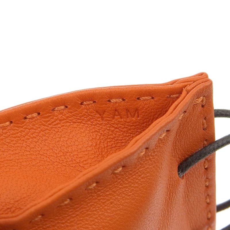 http://エルメス%20HERMES%20サック・オランジュ%20バッグチャーム%20レザー%20オレンジ%20Y刻印%202020年%20美品%20HE0913