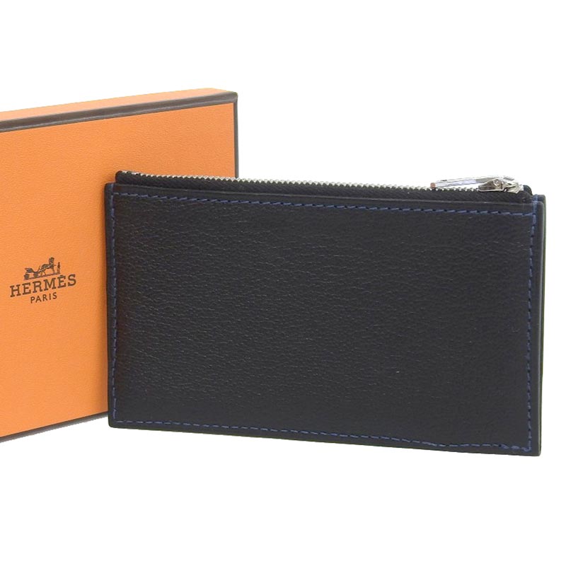 http://エルメス%20HERMES%20クロコダイル%20コインケース%20カードケース%20レザー%20ブラック%20ネイビー%20ブルー%20B刻印%202023年%20中古%20HE0916